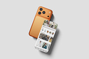 Phone 17 Pro Screen Mockup, an iPhone Mockup by scribrostudio (Thumbnail 5 of 13)
