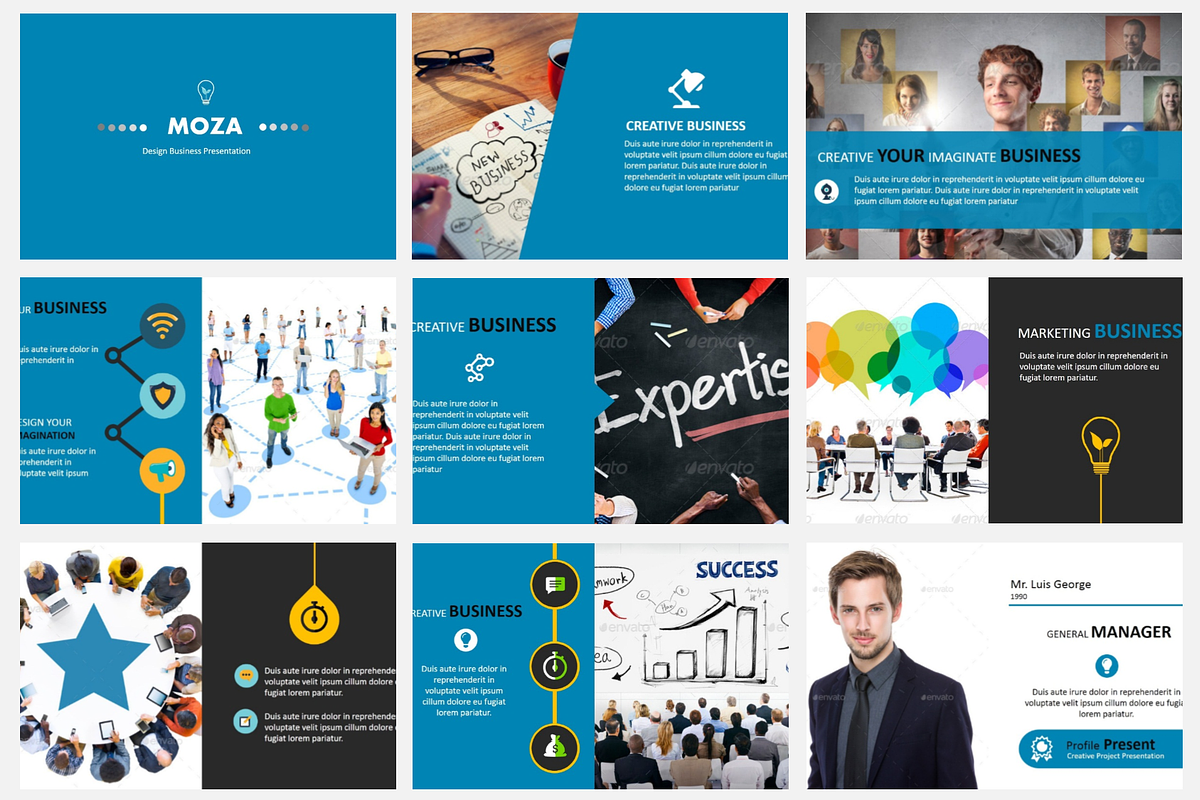 MOZA - Powerpoint Templates, a Presentation Template by SlideFusion (Photo 2 of 11)