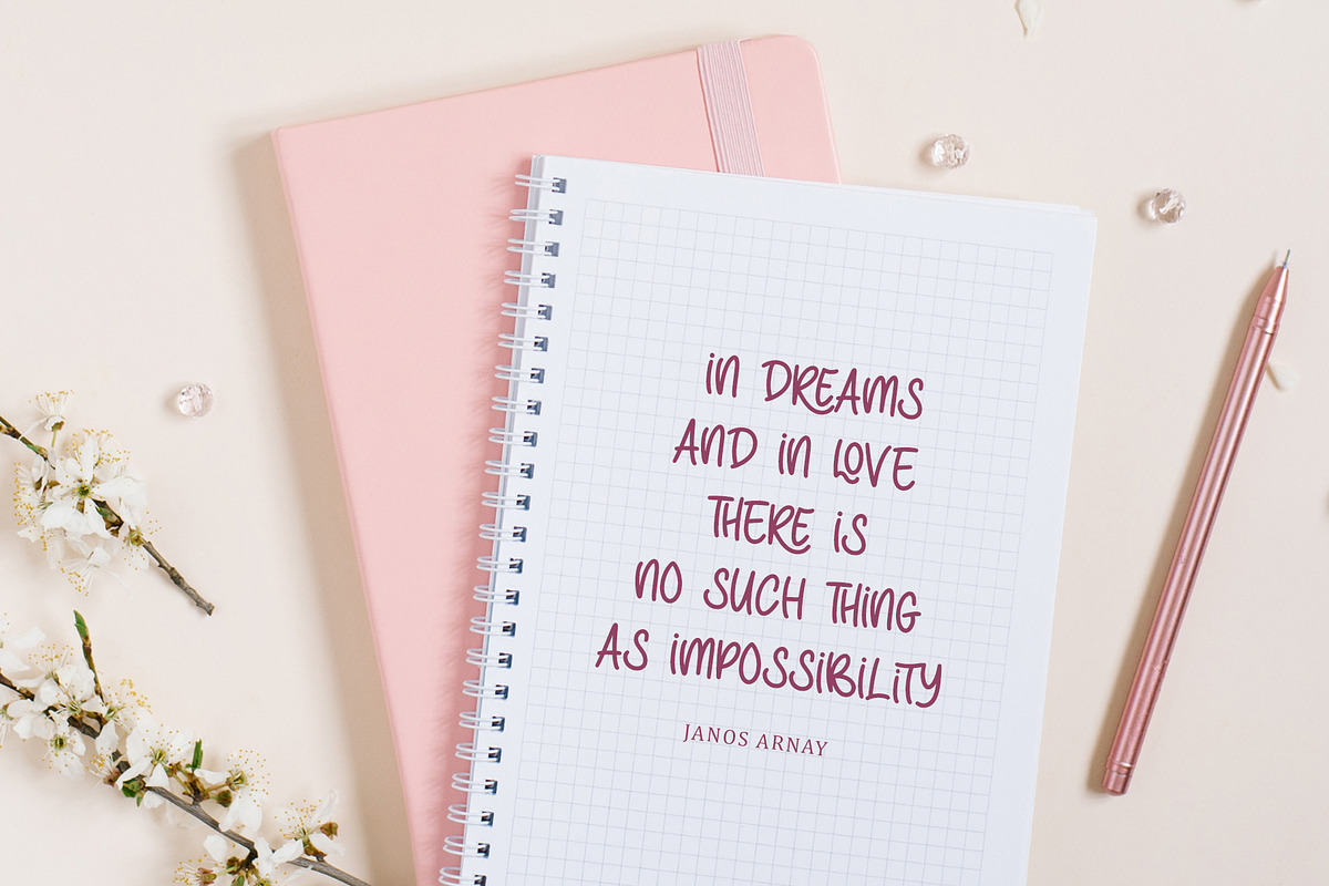 Rabit Style | Handwritten Font, a Handwritten Font by esamaradany (Photo 2 of 8)