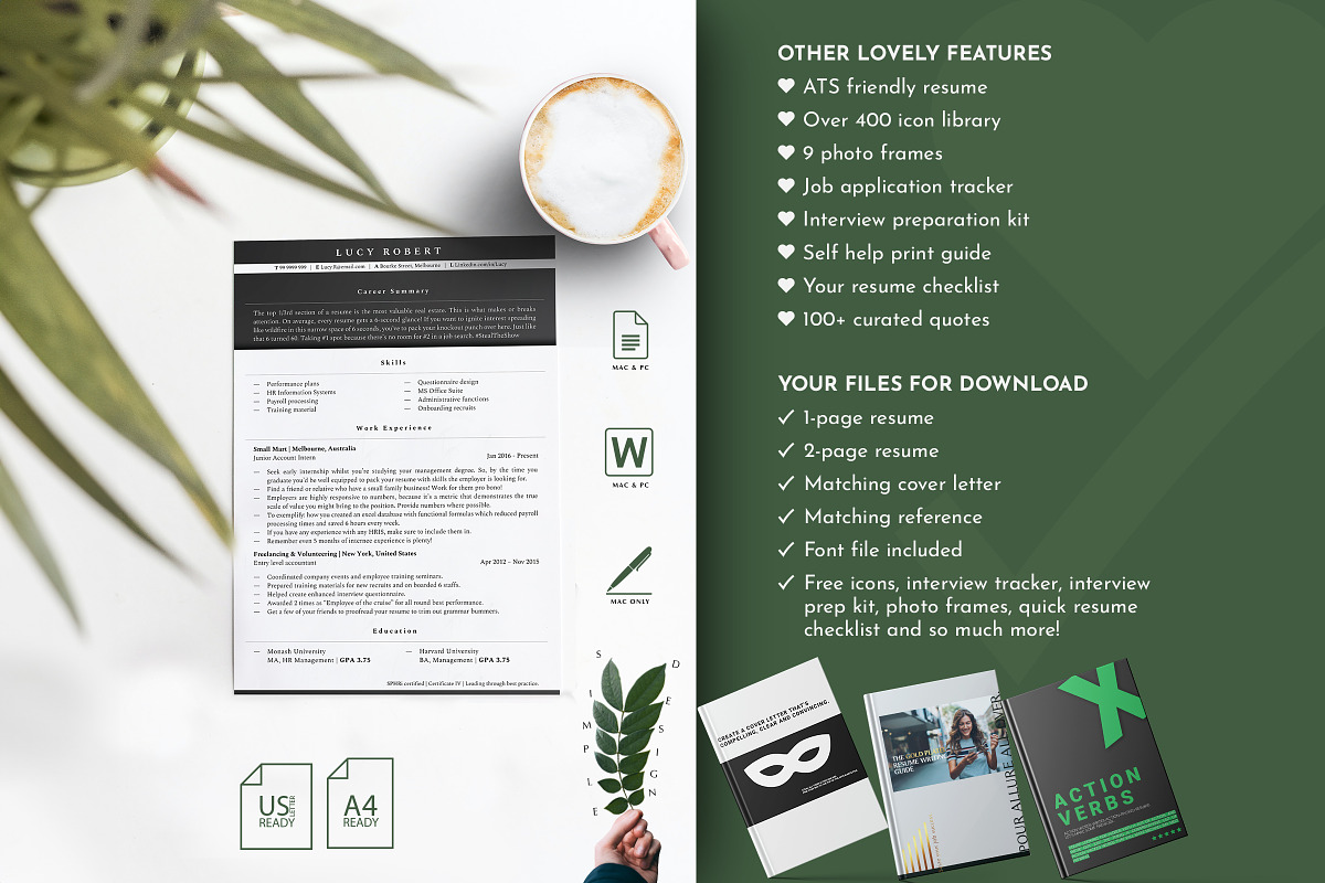 HR Resume Template, HR Resume, a Resume Template by Career Canvas (Photo 4 of 11)