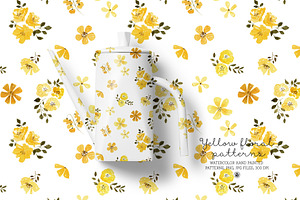 Yellow Floral Patterns