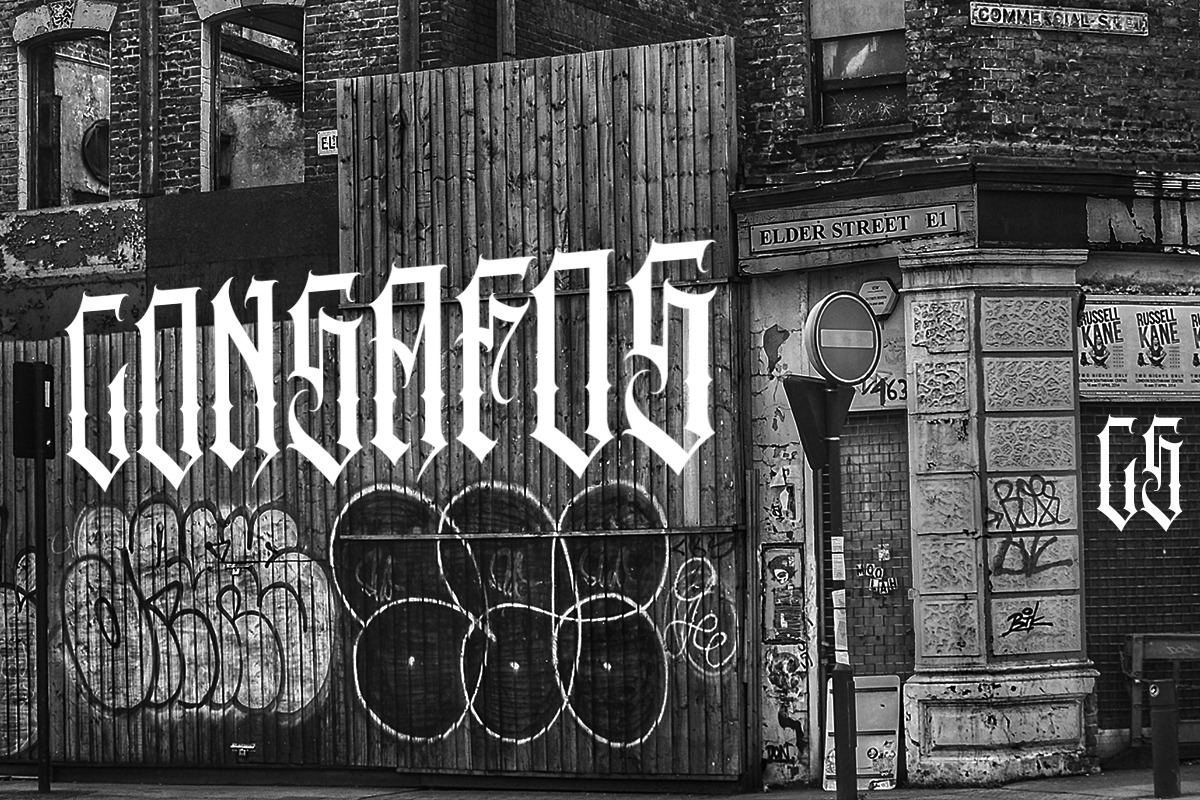 Eastside | Blackletter font, a Blackletter Font by Muntab_Art (Photo 3 of 7)