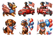 American Dachshund Dog Clipart, a Graphic by CitraGraphics (Thumbnail 3 of 3)
