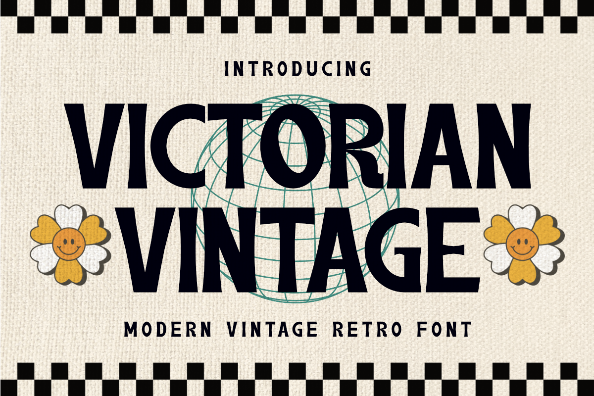Victorian Vintage - Retro Font, a Serif Font by Masyafi Studio (Photo 1 of 9)