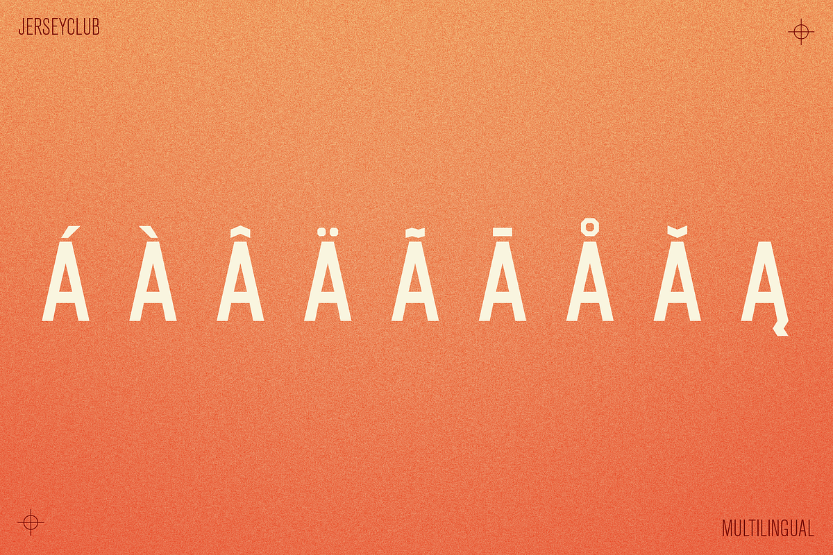 JERSEYCLUB Family, a Font by ROYALCLUB (Photo 7 of 27)