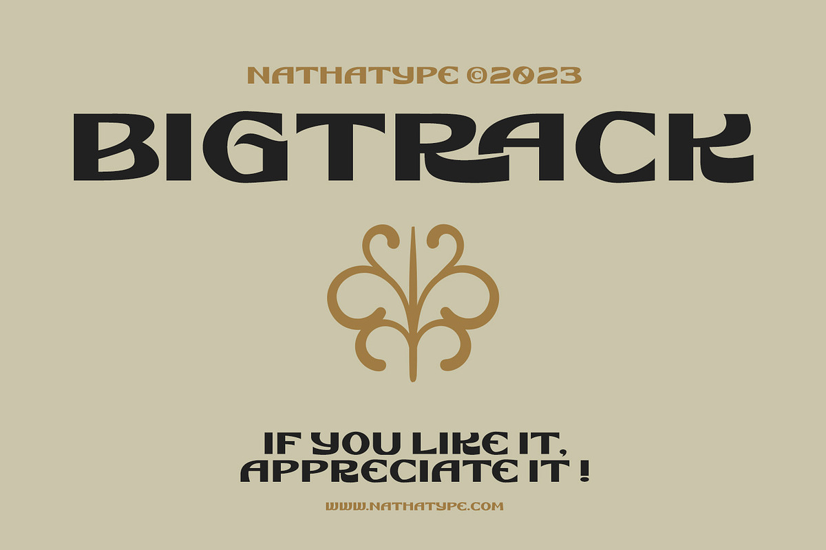 Bigtrack, a Handwritten Font by Nathatype (Photo 15 of 15)
