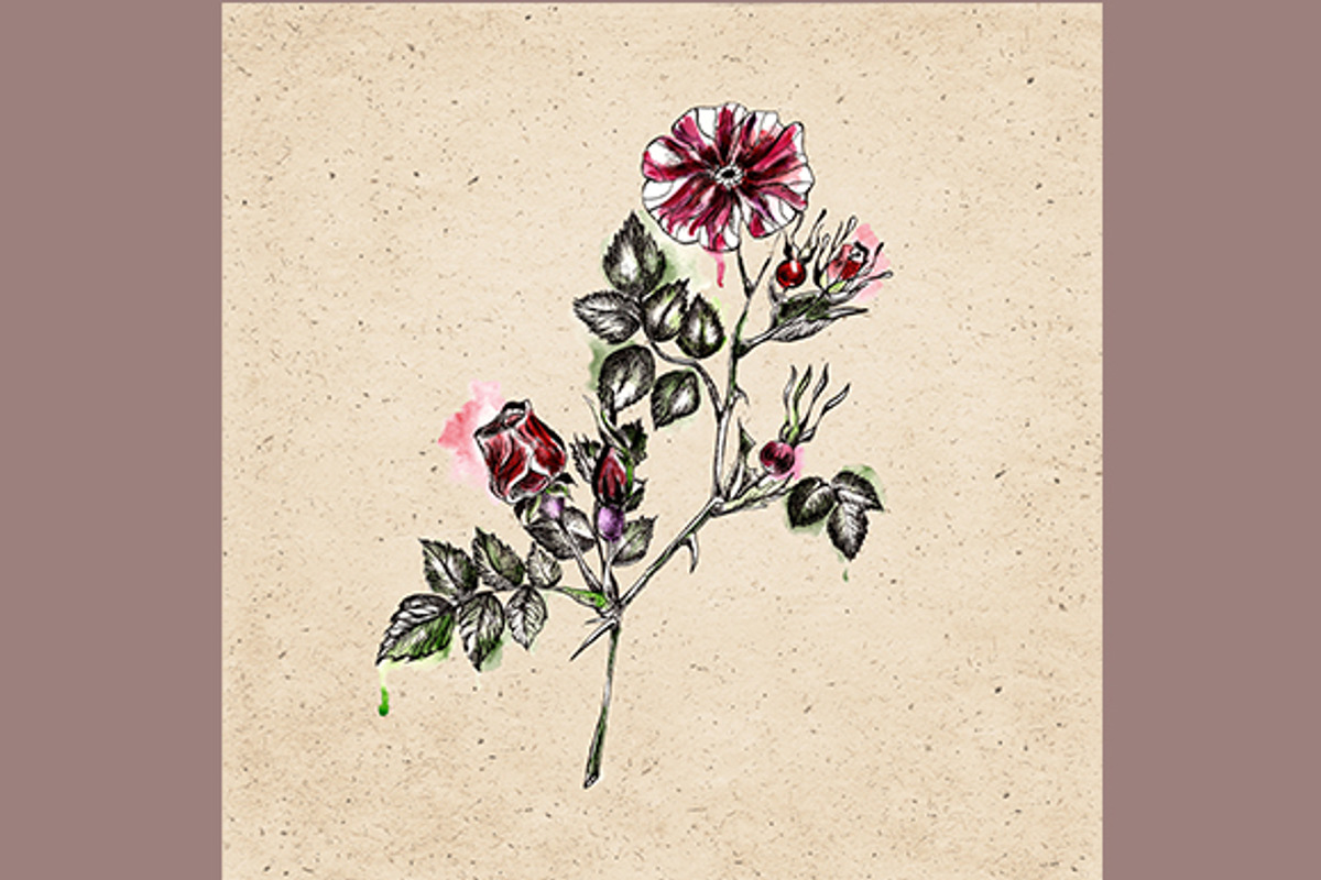 Seamless pattern with flowers preview 4