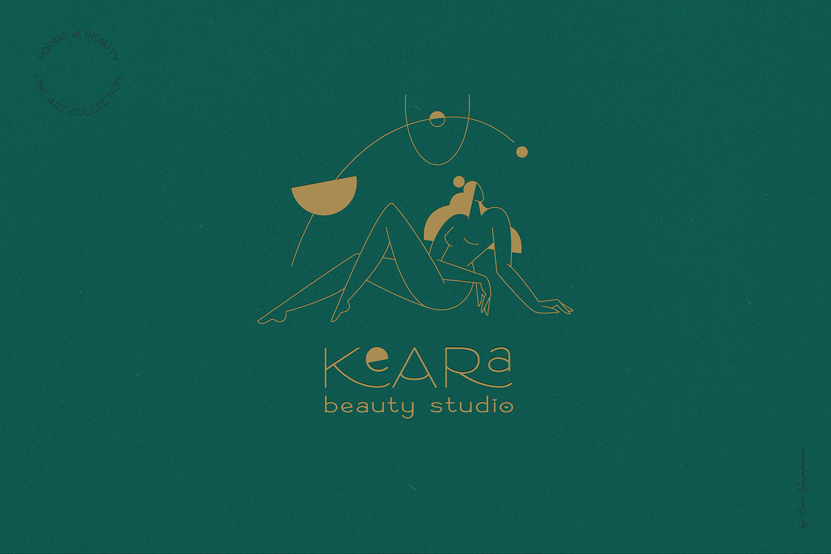FORMS of BEAUTY Line Art Collection, a Person Illustration by Acierto Studio (Photo 7 of 19)