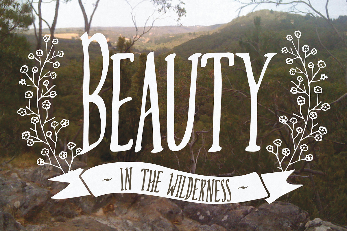 Sweet Wanderlust Font preview 4