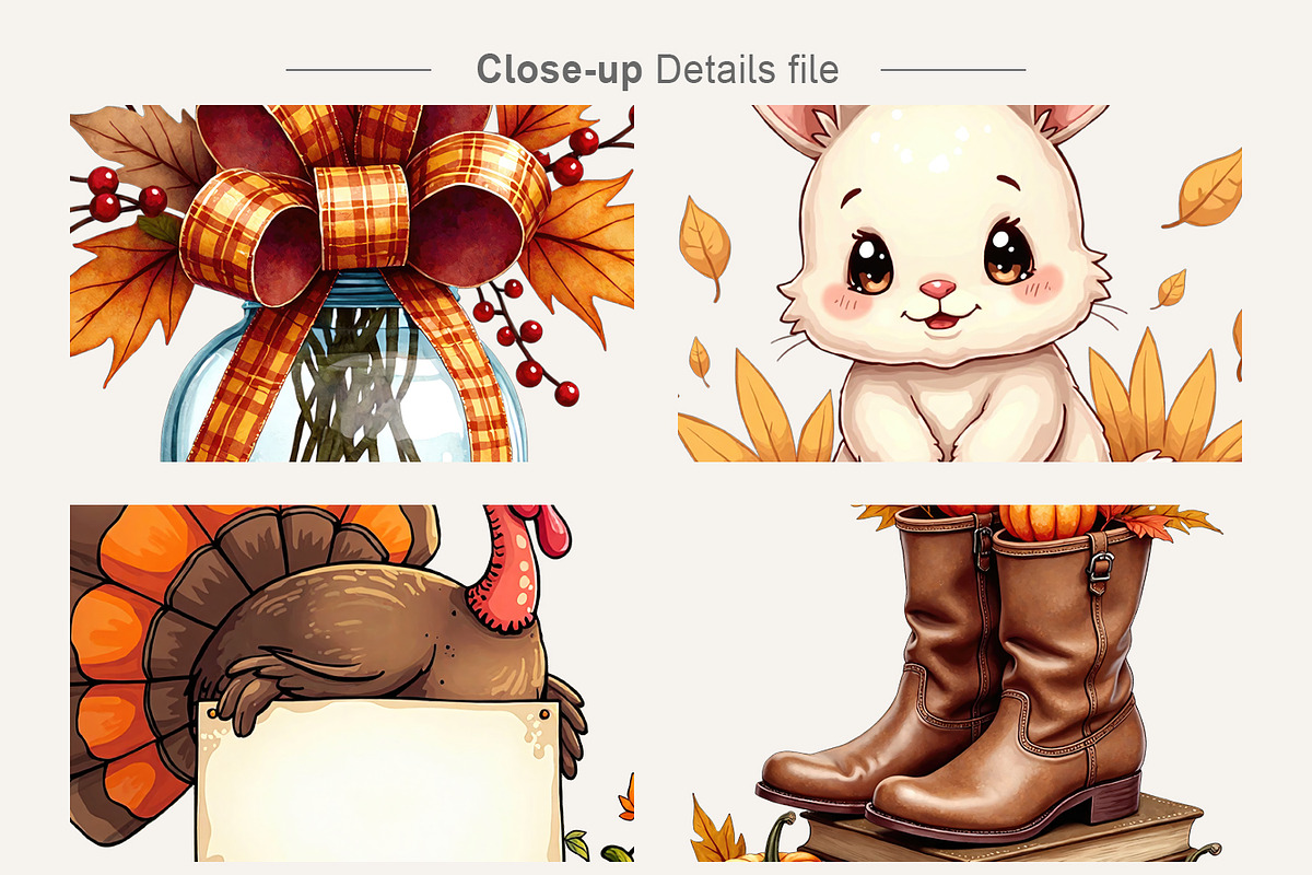 Autumn Watercolor Clipart Bundle, an Illustration by Artnoy (Photo 4 of 8)