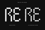 Byte Square Pixel Typeface, a Sans Serif Font by Letterhend Studio (Thumbnail 5 of 12)