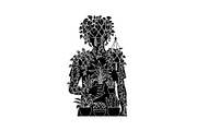 50 Botanical Garden Silhouette bundl, an Illustration by Designs_River (Thumbnail 14 of 51)