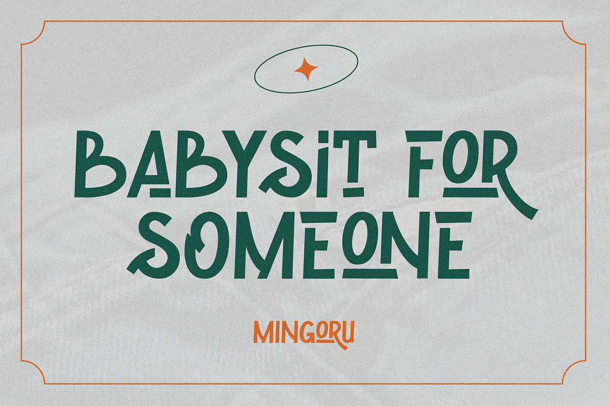 Mingoru - All caps San Serif, a Sans Serif Font by Lettermine (Photo 7 of 10)