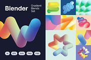 Blender: Gradient Blends Collection, an Object Graphic by pixelbuddha.net (Thumbnail 1 of 22)