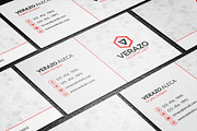 Clean Modern Business Card, a Business Card Template by Verazo (Thumbnail 3 of 3)