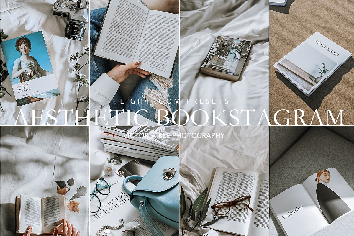 200 + BOOKSTAGRAM BUNDLE PRESETS, a Preset Add-On by Victoria Bee Presets (Photo 4 of 9)