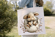 Quirky Easter Bunny Clipart Bundle, an Illustration by Canvas Craft (Thumbnail 5 of 7)