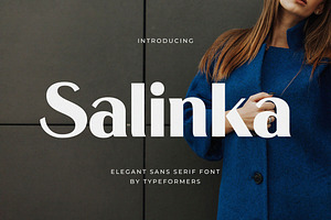 Salinka - Elegant Sans Serif Font, a Sans Serif Font by Typeformers