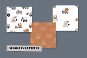 Cute Trucks, a Transportation Illustration by Barkova Nadya (Thumbnail 4 of 7)