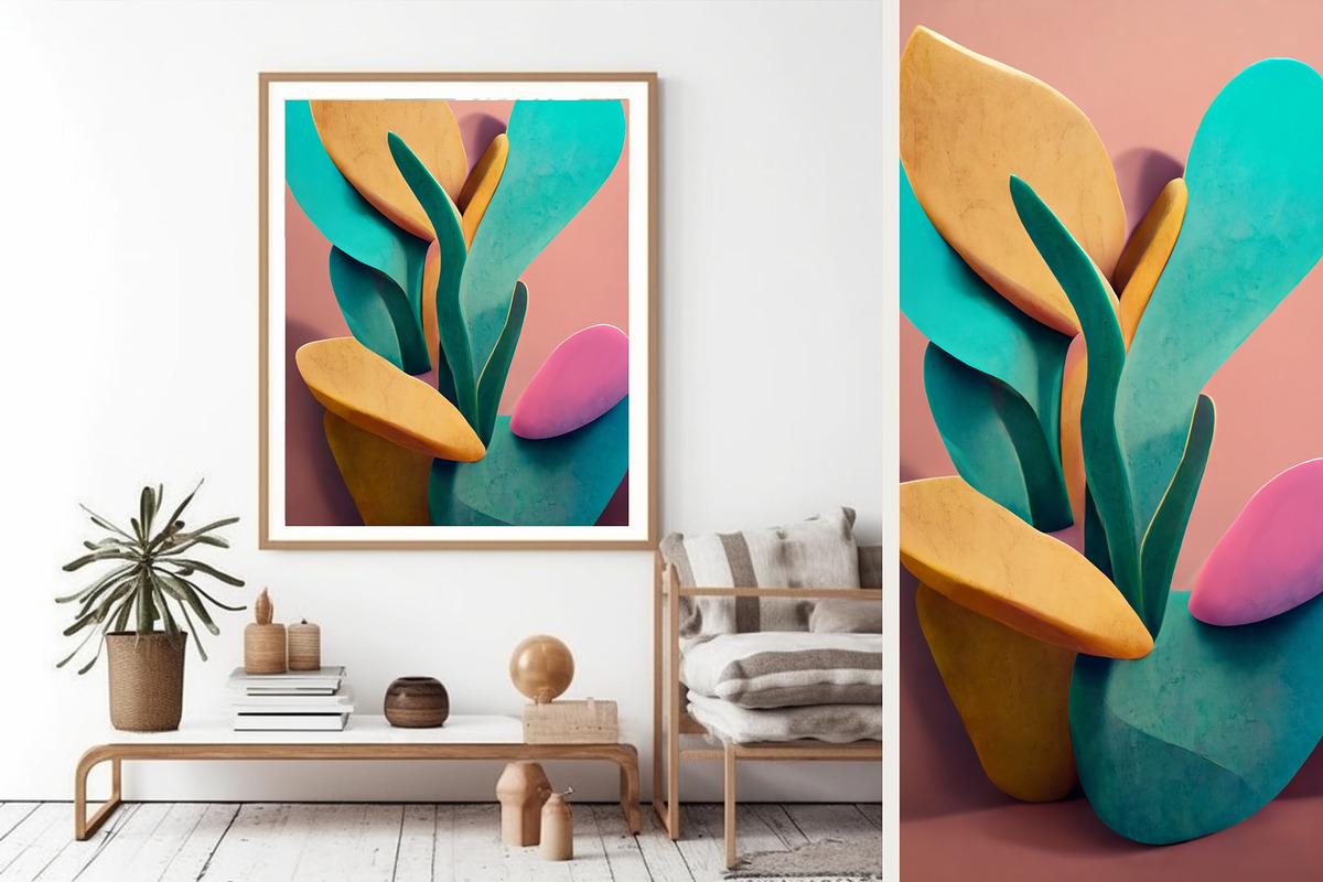 15 pop art abstract plant modern, a Decorative Illustration by ARTOZEN DIGITAL (Photo 3 of 15)