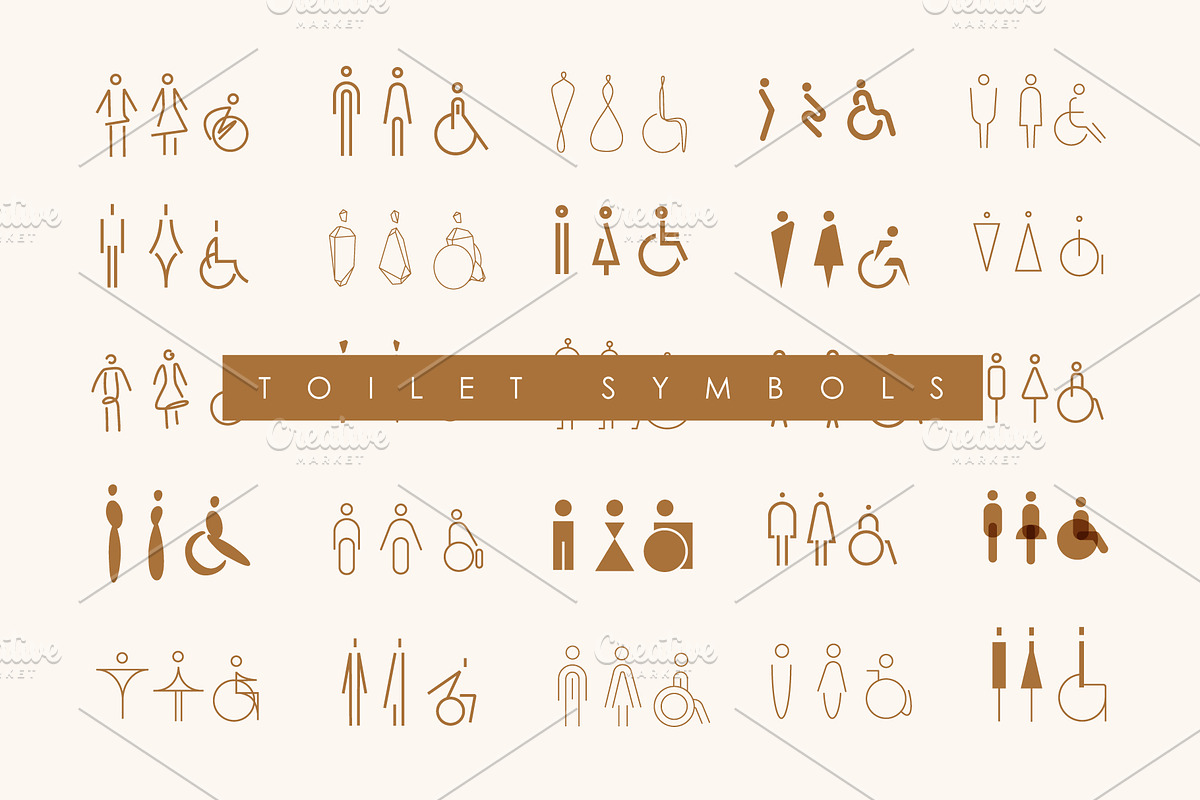 Toilet Symbol, an Object Illustration by Anna (Photo 1 of 6)