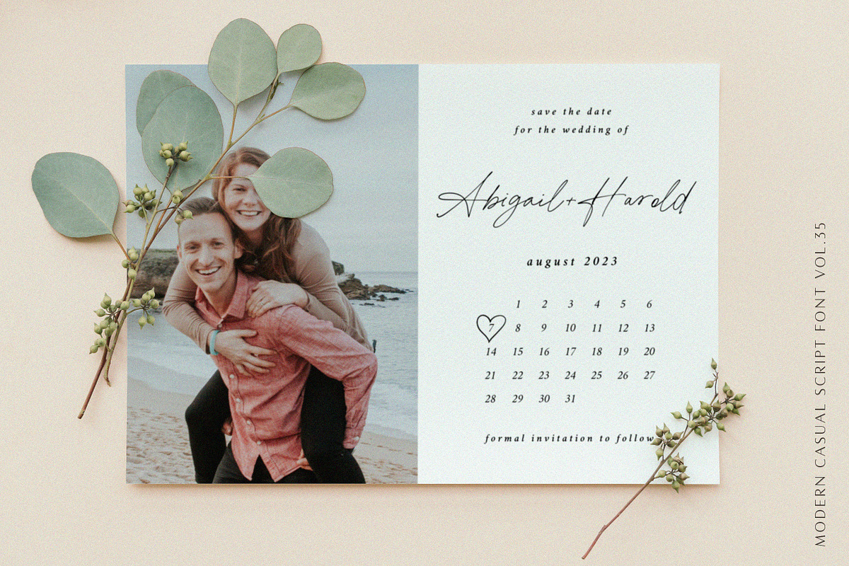printed moments//modern casual font, a Script Font by PeachCreme (Photo 14 of 20)