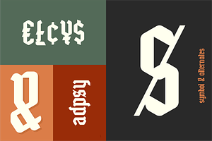 Mordova Blackletter Typeface