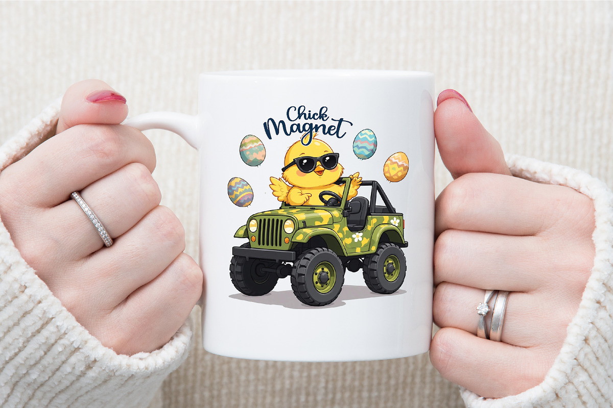Chick Magnet PNG ,Cute Easter PNG, an Illustration by Sublimation Artist (Photo 5 of 6)