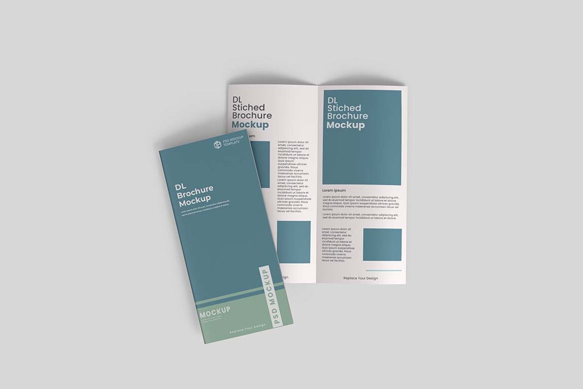 Realistic Bifold Brochure Mockup PSD, a Books & Magazine Mockup by tiyasprabawa (Photo 4 of 5)