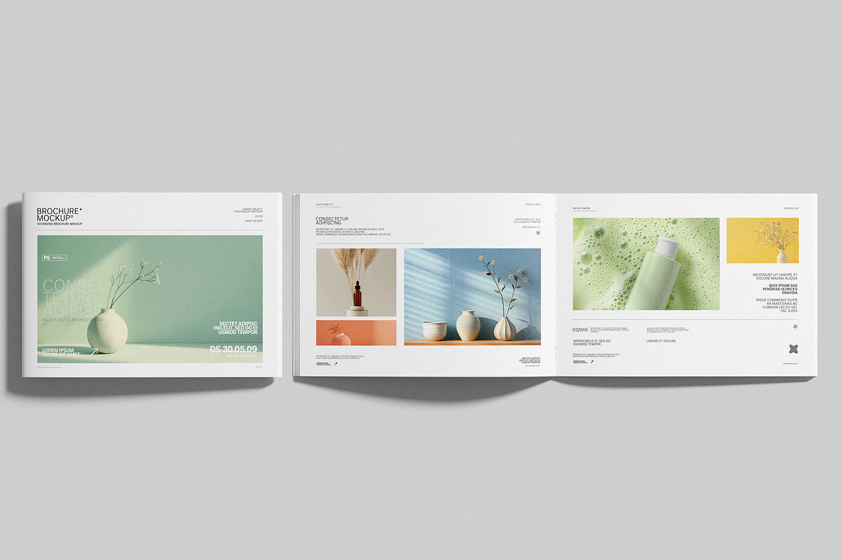 FOLIO / A4 Landscape Brochure Mockup, a Books & Magazine Mockup by ...