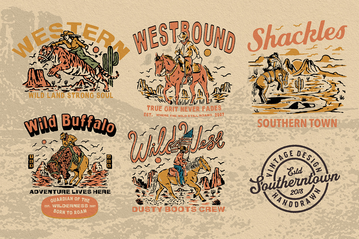 Western Heritage Illustrations, an Object Illustration by Southerntown (Photo 3 of 7)