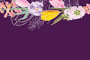 Set of floral elements and wreaths, an Illustration by fiolika (Thumbnail 7 of 13)