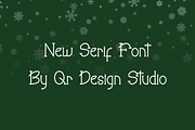 Christmas Winterfall, a Serif Font by QR Design Studio (Thumbnail 5 of 9)