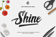 New shine script, a Script Font by Rvq Type Foundry (Thumbnail 1 of 6)
