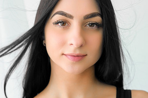Face beauty healthy hair young woman cosmetics, a Person Photo by Photo Drive Studio
