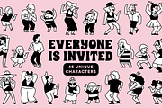 Summer Party | Doodle Clipart Set, an Illustration by Iris Atelier (Thumbnail 2 of 5)