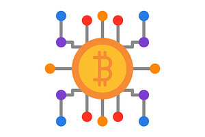 Cryptocurrency Flat Icon, an Icon by Pexelpy