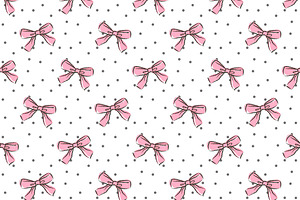 Cute Vector Hand Drawn Bows