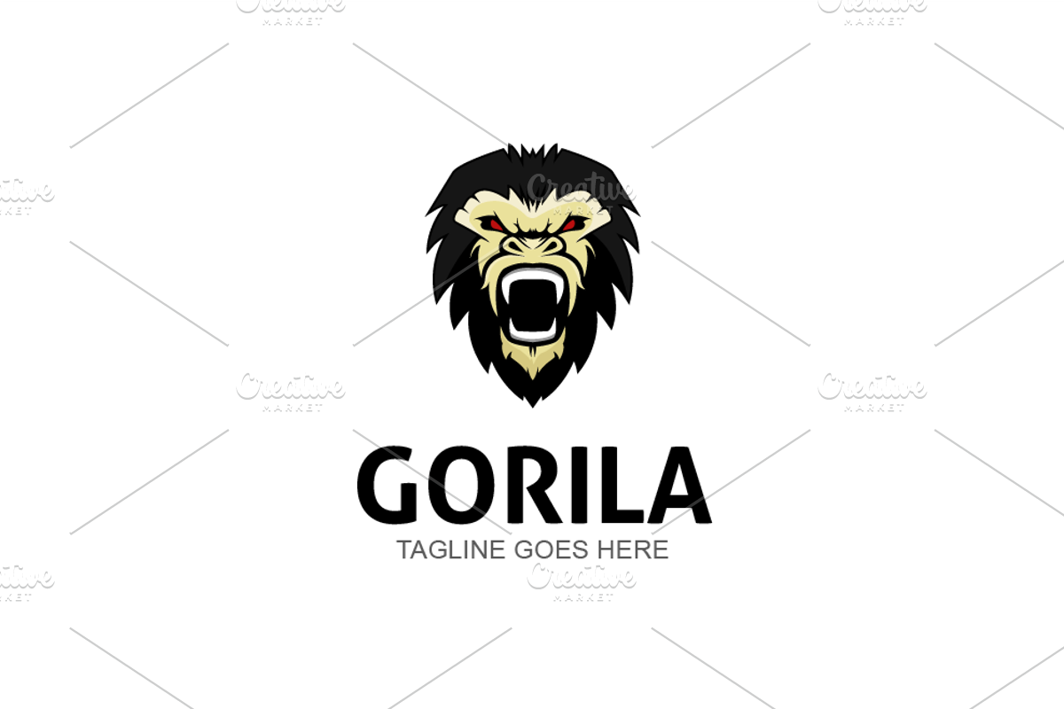 Gorilla Head, a Branding & Logo Template by Twelve.std (Photo 2 of 3)