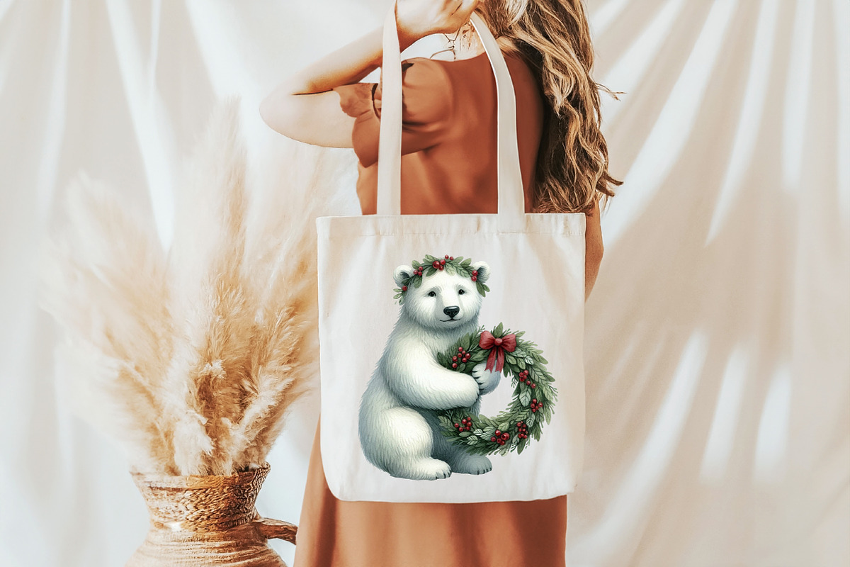 Winter Polar Bear Clipart, an Illustration by Pixels.Craft (Photo 6 of 7)