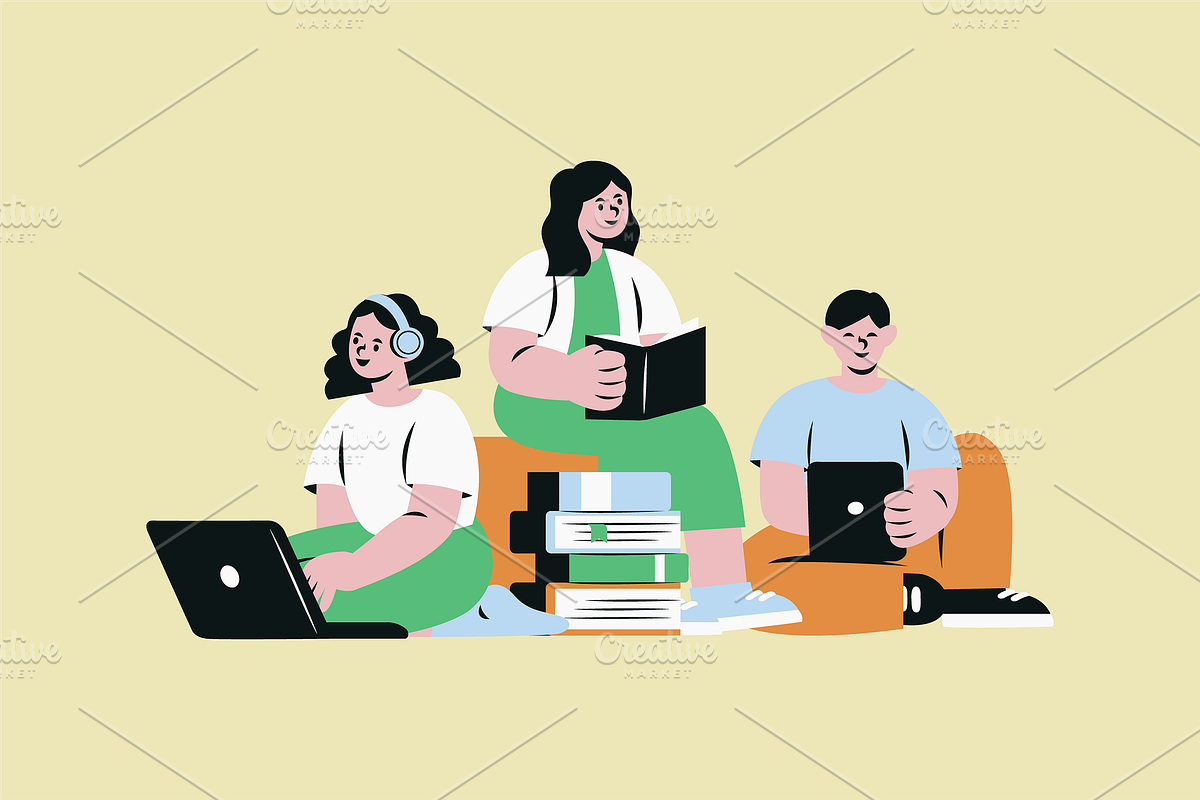 Students and Education Illustration, an Education Illustration by Jump Studio (Photo 6 of 10)