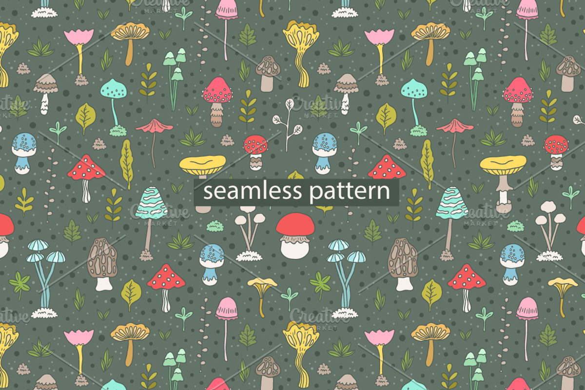 Mushrooms, an Illustration by kostolom3ooo (Photo 4 of 5)