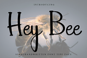 Hey Bee, a Handwritten Font by FreshTypeINK (Thumbnail 1 of 8)