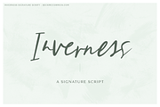 Inverness Script, a Script Font by Beck McCormick (Thumbnail 1 of 11)