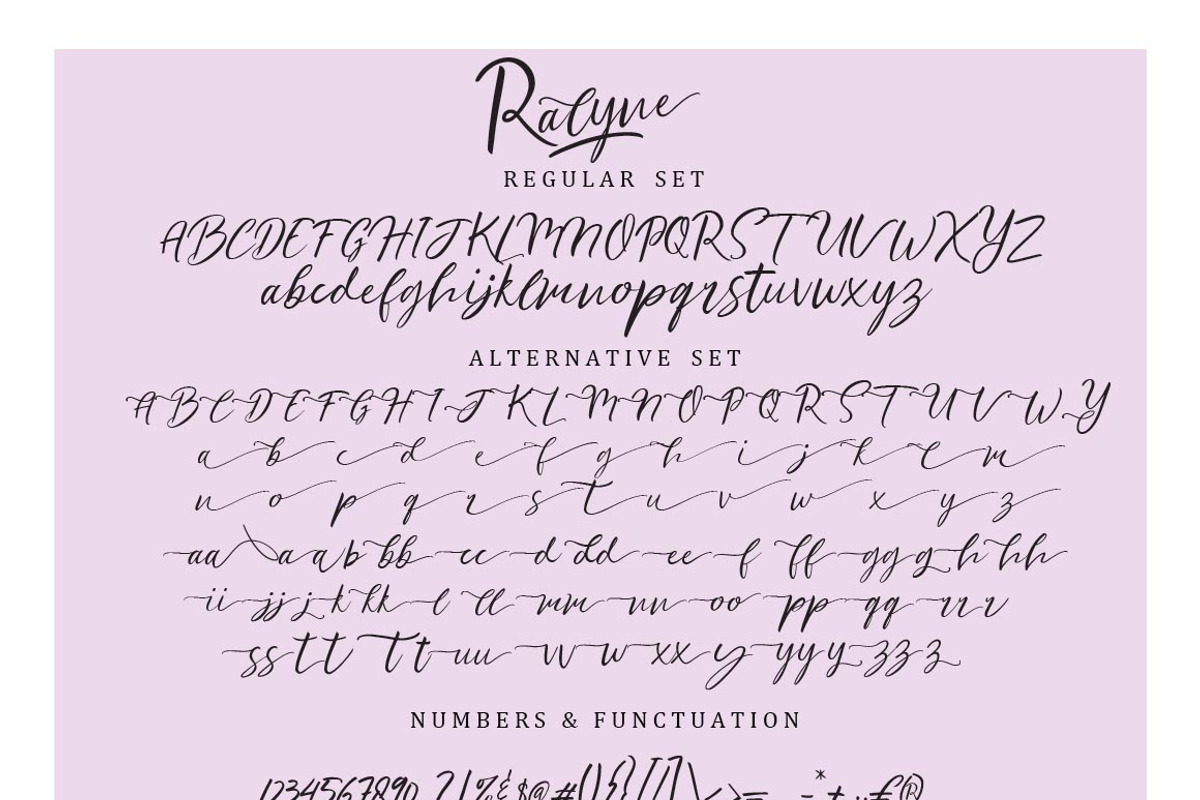Ralyne Beautiful Script, a Script Font by Putra Khan (Photo 11 of 12)