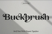 Buckbrush | Elegant Playful Serif, a Serif Font by anOra.std (Thumbnail 1 of 12)
