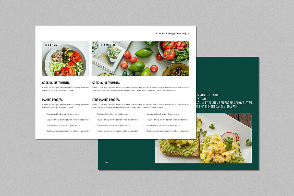 Cookbook | Recipe Book Landscape, a Brochure Template by ElvinPrint (Photo 7 of 8)