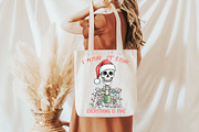 I'm Fine It's Fine Christmas PNG, an Illustration by DreamCafeArt (Thumbnail 4 of 7)