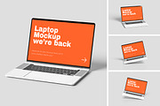 Laptop Mockup, a Mac Mockup by Qwertymockup (Thumbnail 1 of 5)