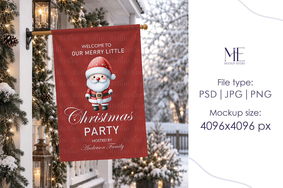 Garden Flags Yard Banner Mockups, a Household Mockup by Mie Mockup Studio (Photo 7 of 8)